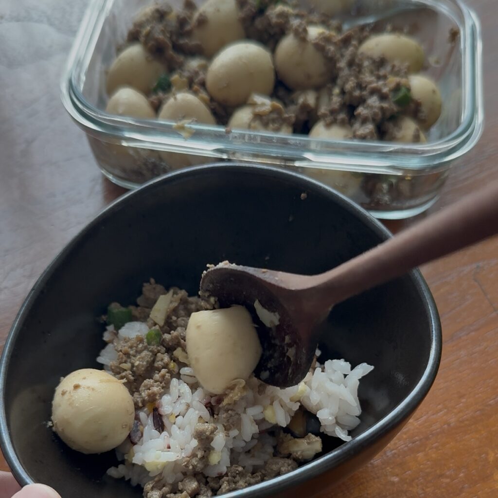 Korean Braised Beef (Ground Beef) and Quail Eggs screenshot