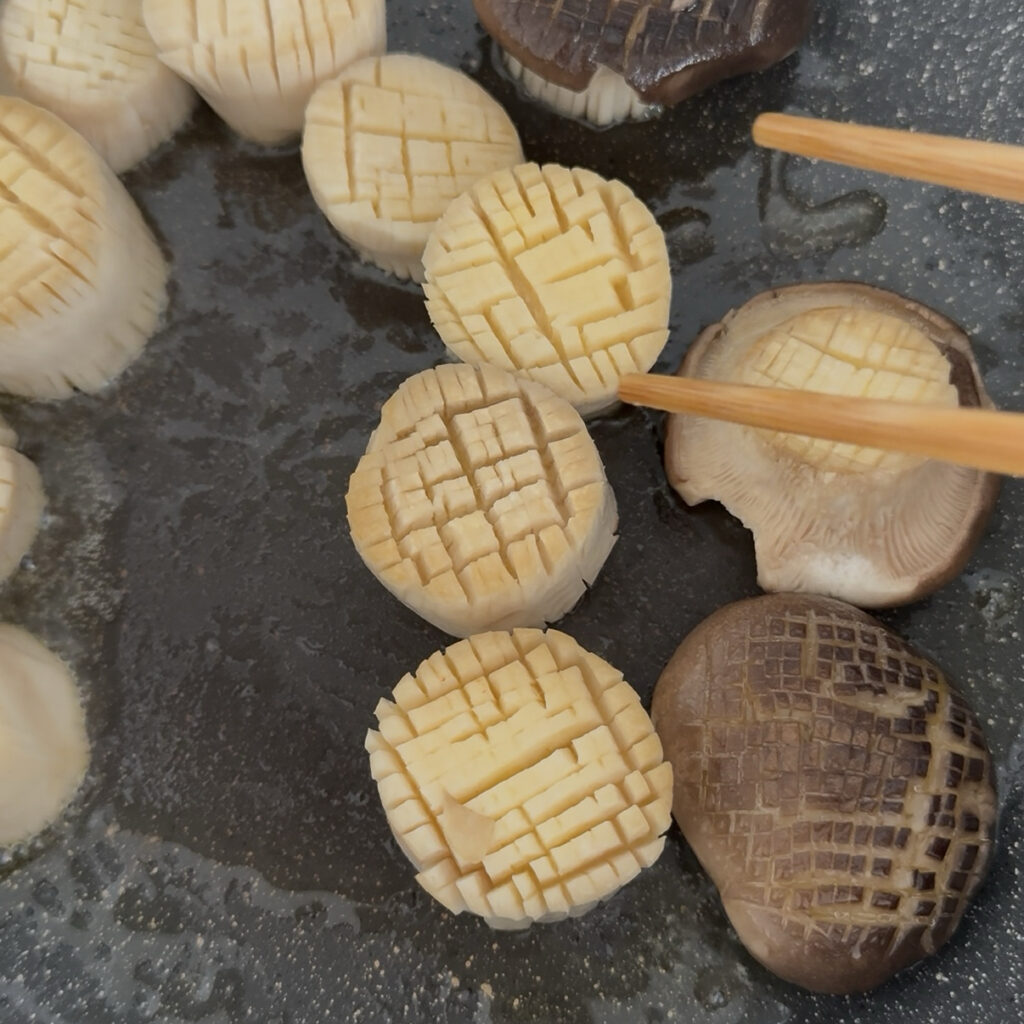 Korean Garlic Butter King Oyster Mushrooms Recipe Img 5499 1024x1024