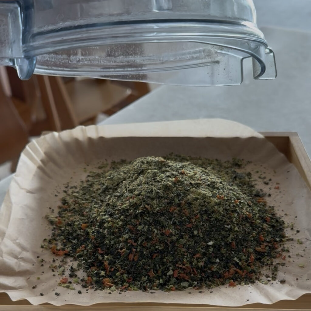 Korean veggie furikake rice seasoning