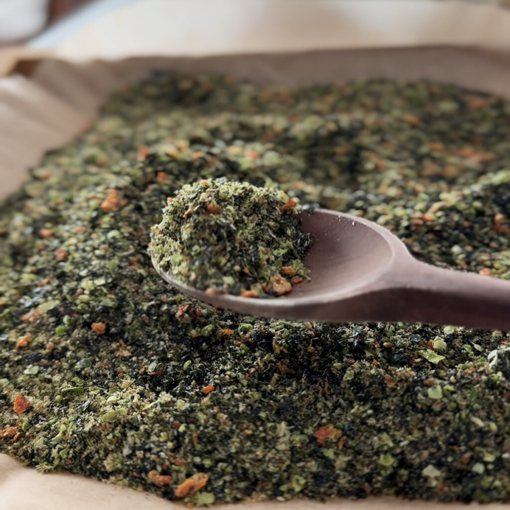 Easy homemade veggie furikake recip
