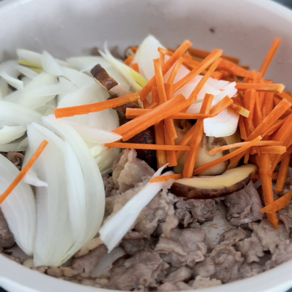 Ingredients for Gungjung Tteokbokki