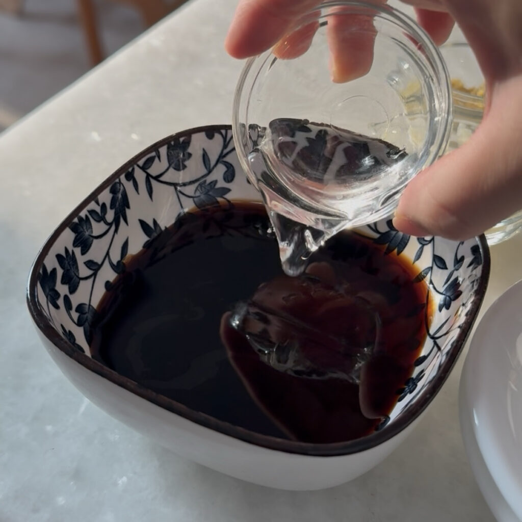 Homemade Korean soy sauce braising sauce